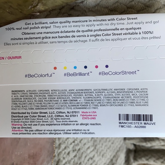 2 pc ColorStreet Nail Polish Strip Set - Picture 3 of 4